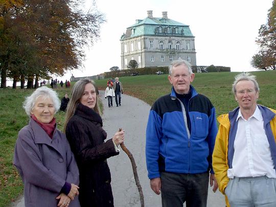 11 hosts 2.jpg - A park visit by Col Chasse's hosts and other leaders of the Global Country of World Peace in Denmark.